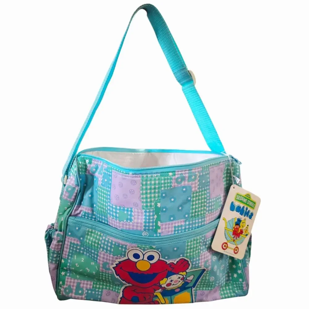 Vintage Sesame Street Babies Elmo Diaper Bag Romar International Jim Henson 1997